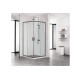 Душевой уголок Aquanet ARI KV 08020BL 800x800x2000 мм квадратный черный/прозрачное стекло AQ ARI KV 08020BL
