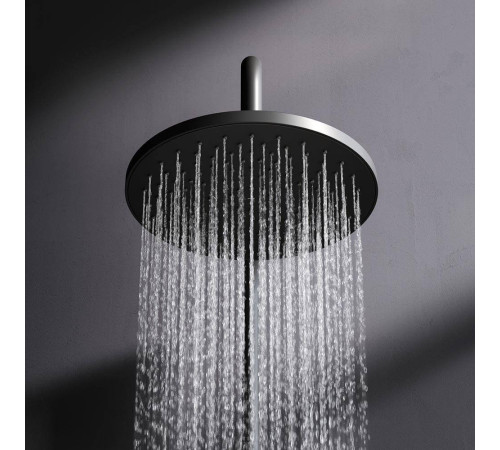 Душевая система AM.PM X-Joy с термостатом черный матовый F0785A422