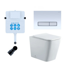 Комплект 3 в 1 AQUATEK Либра N (бачок INS-0000019, кнопка KDI-0000030, унитаз AQ1908N-00, сиденье soft-close) ЛИБРА N-030