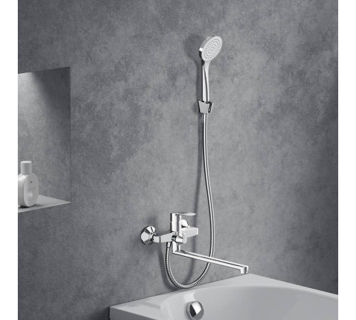 Смеситель для ванны и душа AM.PM Eclipse 2.0 с душевым набором 489500000