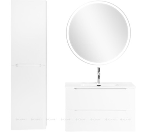 Тумба под раковину подвесная BelBagno Etna 800 мм Bianco Lucido ETNA39-800/390-2C-SO-BL-P