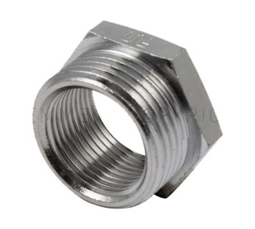 Футорка хромированная Tiemme 3/8 НР x 1/8 ВР 1500588