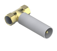 Корпус вентиля THG 3/4 встраиваемый для холодной воды левый золото G00-A00-32/CA