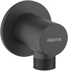 Шланговое подсоединение Aquatek матовый черный AQ2456MB