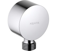 Шланговое подсоединение Aquatek хром AQ2457CR