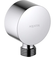 Шланговое подсоединение Aquatek хром AQ2457CR