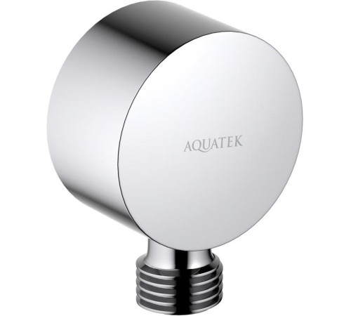 Шланговое подсоединение Aquatek хром AQ2457CR