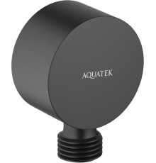 Шланговое подсоединение Aquatek матовый черный AQ2457MB