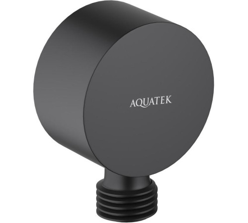 Шланговое подсоединение Aquatek матовый черный AQ2457MB