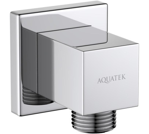 Шланговое подсоединение Aquatek хром AQ2458CR