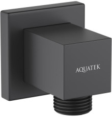 Шланговое подсоединение Aquatek матовый черный AQ2458MB