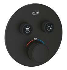 Термостат для встраиваемого монтажа Grohe Grohtherm SmartControl на 2 выхода фантомный черный 29507KF0