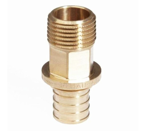 Переходник REHAU RAUTITAN 20x2.8-R 3/4 L15 RX+ с наружной резьбой 14563151001