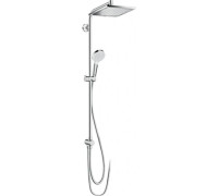Душевая система hansgrohe Crometta E 240 1jet Showerpipe Reno EcoSmart 27289000