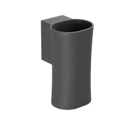 Раковина подвесная Azzurra Nativo 35x37x62 см без отверстий Carbone LALS035370N0CA