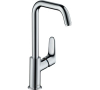 Смеситель для раковины Hansgrohe Focus 240 с поворотным изливом и клапаном Push-Open хром 31609000