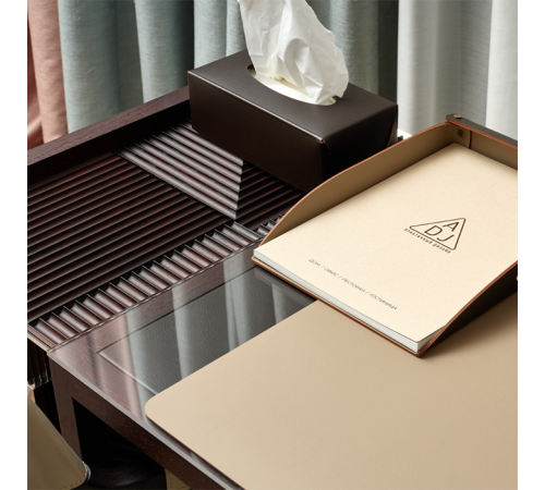 Салфетница ADJ Kleenex 23х12х7.5 см черный/серый 0016.01/03