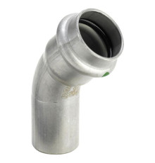 Угольник 45° Viega Sanpress Inox 18 мм пресс-ниппель нержавеющая сталь 435394