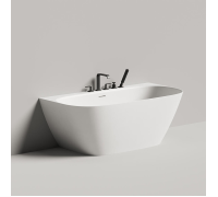 Ванна пристенная Salini Sofia Wall 170х80х58 см S-Stone белый матовый 102522M