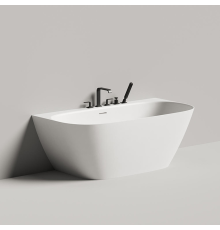 Ванна пристенная Salini Sofia Wall 170х80х58 см S-Stone белый матовый 102522M