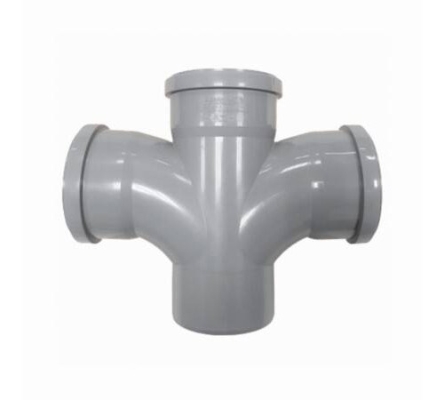 Крестовина одноплоскостная радиальная Ostendorf HT HTDAR 87° 110/110/110 мм RAL 7037 115930