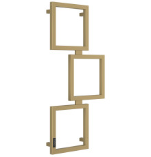 Полотенцесушитель электрический Сунержа Этюд 49х105 см левый золотой шёлк матовый 32-0846-1050