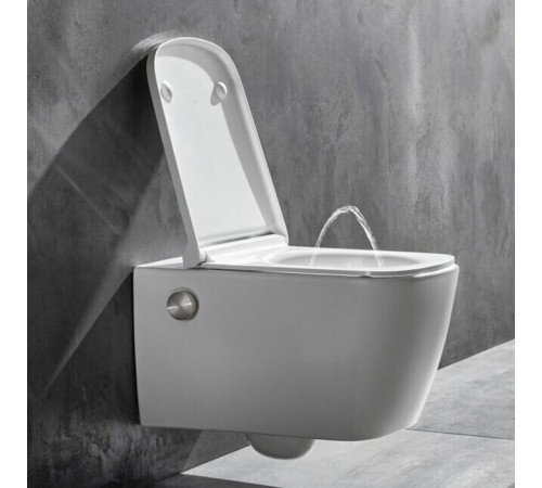 Унитаз-биде подвесной TECE TECEneo 54х36х36 см безободковый Tornado белый 9700205