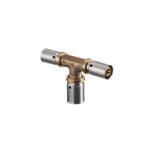 Тройник прессовый REHAU RAUTITAN RX 26-32-26 бронза 1513460