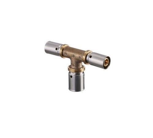 Тройник прессовый REHAU RAUTITAN RX 26-32-26 бронза 1513460