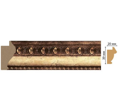 Багет из полистирола DECOMASTER 685-126 44x21x2900 мм 685-126
