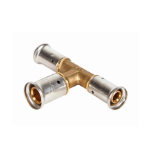 Тройник пресс переходной HENCO 16x20x16 мм латунь 12P-162016