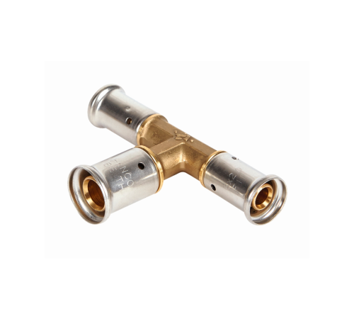 Тройник пресс переходной HENCO 16x20x16 мм латунь 12P-162016