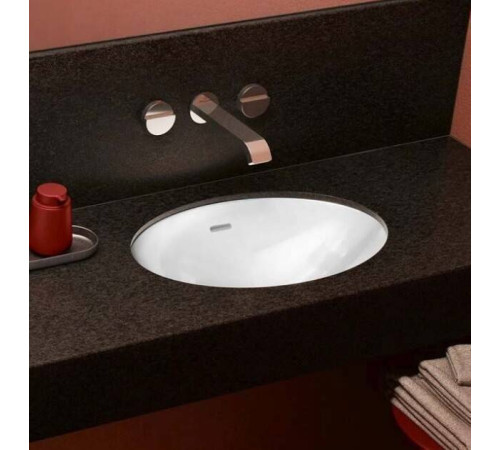 Раковина накладная Villeroy & Boch Loop & Friends 485х325 мм альпийский белый 4A540001