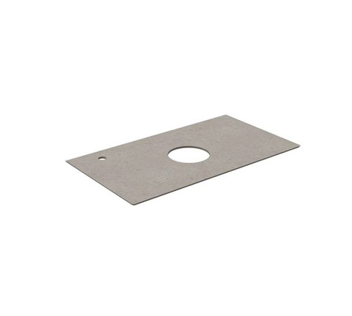 Столешница из керамогранита Kerama Marazzi Magica Риккарди 90 см 1 отверстие серый матовый MA.1.1.SG519920R/90