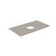 Столешница из керамогранита Kerama Marazzi Magica Риккарди 90 см 1 отверстие серый матовый MA.1.1.SG519920R/90