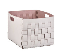 Корзина ADJ Bottega 35х40х30 см устричный/пепельная роза 1048.02/07