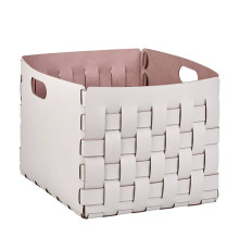 Корзина ADJ Bottega 35х40х30 см устричный/пепельная роза 1048.02/07