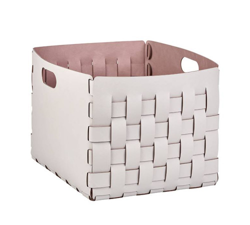 Корзина ADJ Bottega 35х40х30 см устричный/пепельная роза 1048.02/07