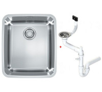 Мойка кухонная Alveus Luno 40 480х400х180 мм с сифоном 1129252