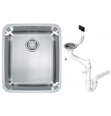 Мойка кухонная Alveus Luno 40 480х400х180 мм с сифоном 1129252