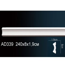 Молдинг Perfect AD339 полиуретановый 2000х65х20 мм AD339