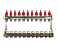 Коллекторный блок из нержавеющей стали Gekon 1x3/4 EK 11 выходов GK 74111