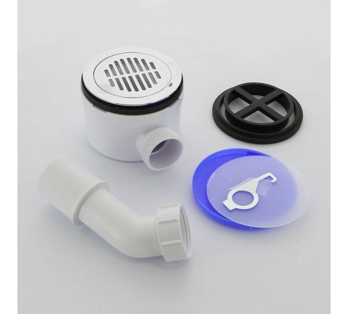 Сифон для поддона McAlpine бутылочный 90-100 мм высота 70 мм выход 40/50 мм хром MRS8CPBS