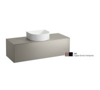 Тумба под раковину Laufen Sonar 117.5 х 45.5 х 34 см подвесная 1 ящик медь/черный мрамор 4.0542.1.034.141.1