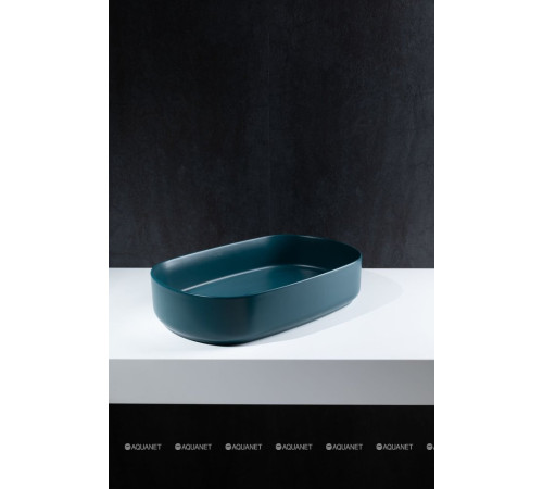 Раковина накладная Allen Brau Fantasy Oval 550х360 мм петроль 4.11022.PT