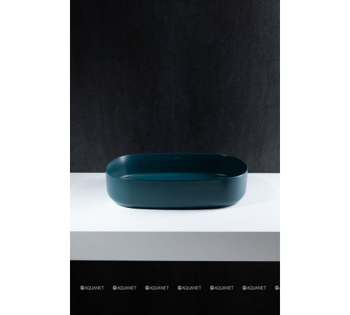 Раковина накладная Allen Brau Fantasy Oval 550х360 мм петроль 4.11022.PT