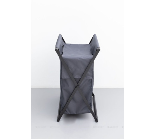 Корзина для белья с мешком Allen Brau Priority черный матовый/серый 00312049