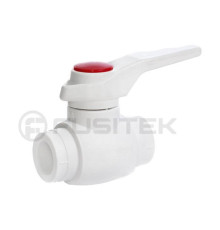 Кран шаровой полипропиленовый Fusitek для ГВС 25 мм FT07102