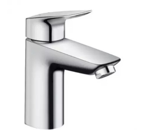 Смеситель для раковины hansgrohe Logis 100 однорычажный с клапаном Push-Open хром 71107000