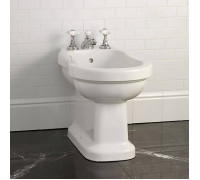 Биде напольное Devon&Devon Blues 67.5х38.4 см 3 отверстия белое IBBID3FBLUES